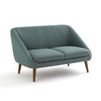 Диван 2-3-местный в винтажном стиле Smon 3 мест. зеленый LA REDOUTE INTERIEURS  фото, kupilegko.ru